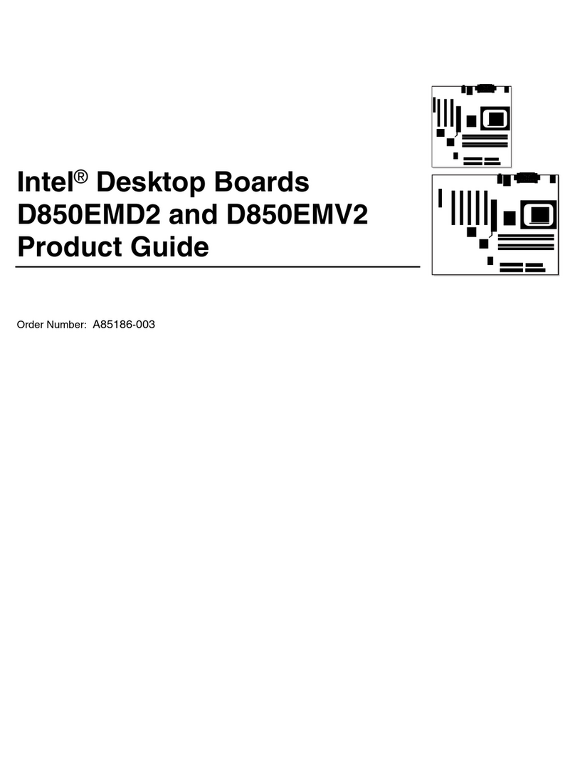 Intel Desktop Board D850EMD2 User manual