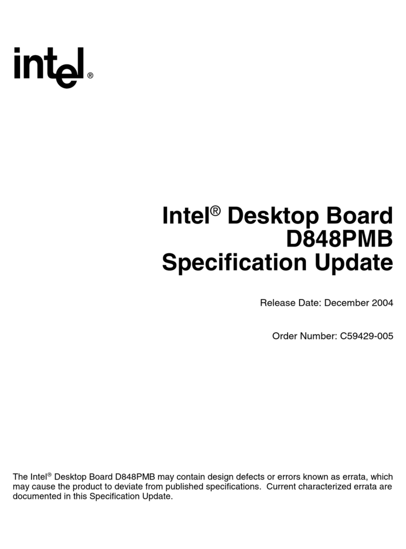 Intel D848PMB User manual