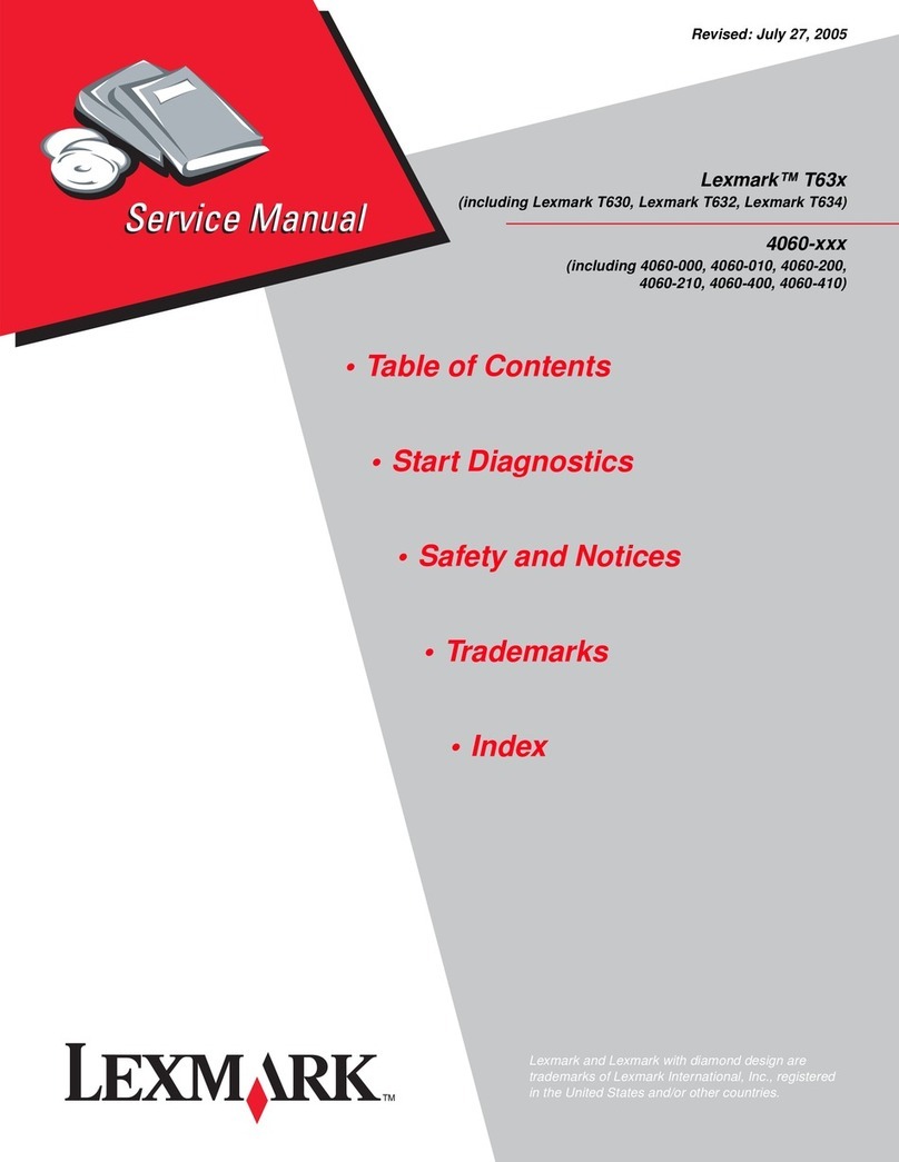 Lexmark T630 - Printer - B/w User manual