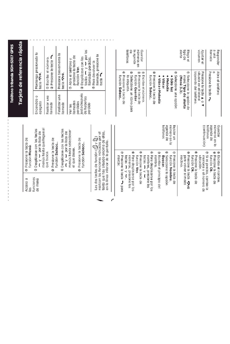 Samsung SGH-S307 Instruction Manual