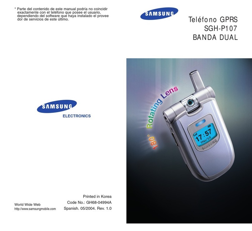 Samsung SGH-P107 User manual