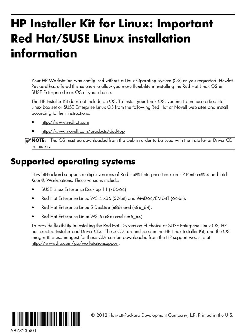 HP Z420 Series User manual HP Z420 Series User manual