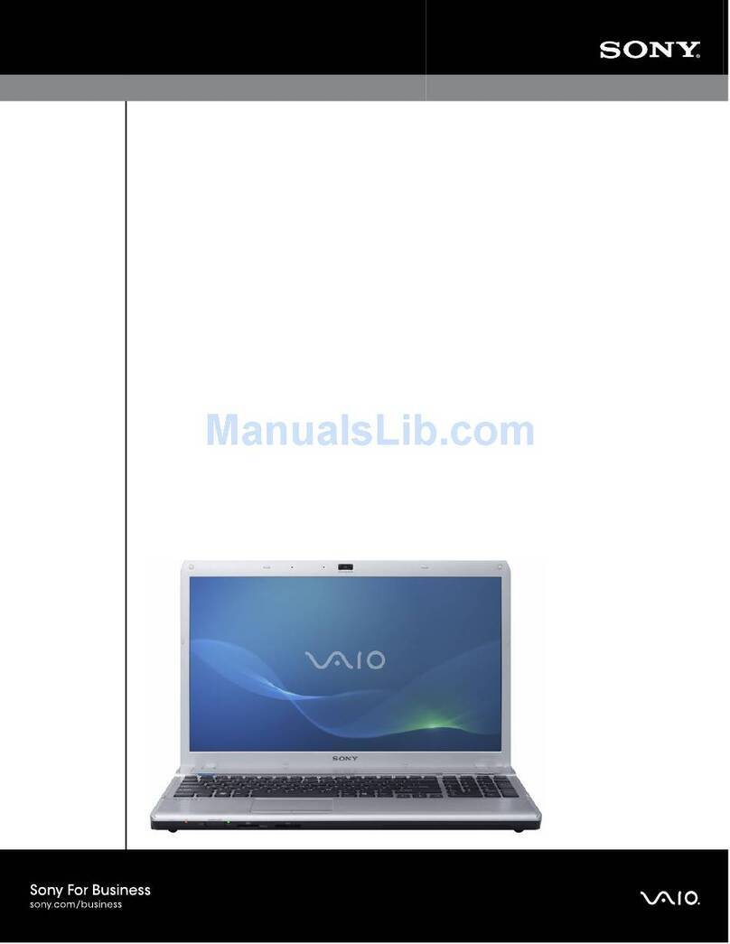 Sony VAIO VPCF121FXH brochure