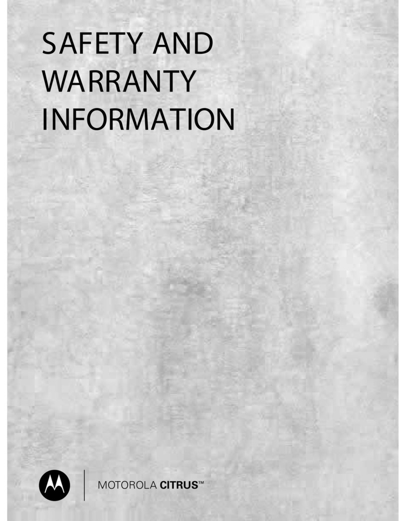 Motorola CITRUS Service manual