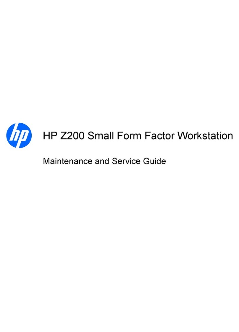 HP Z200 - Small Form Factor Workstation Manual