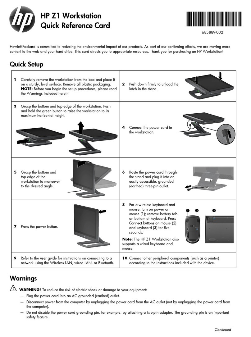 HP Z1 Reference guide