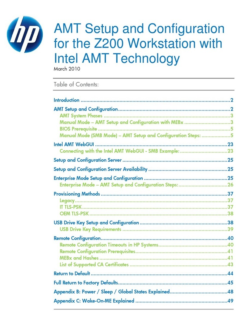 HP Z200 - Small Form Factor Workstation User manual