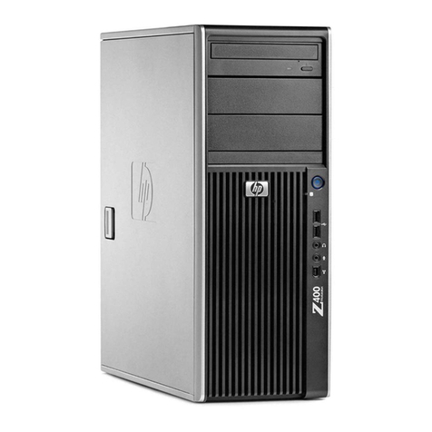 HP Z400 - Workstation Instruction and safety manual