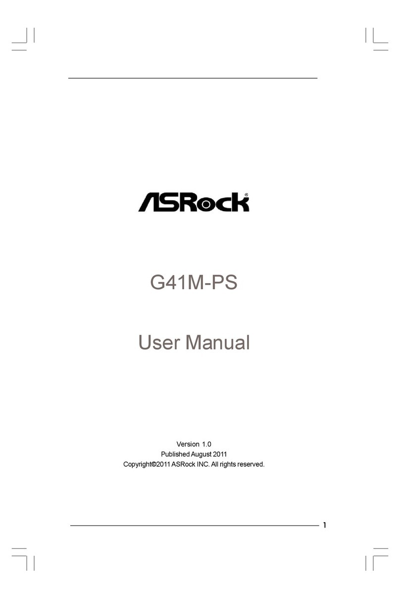 ASROCK G41M-PS User manual