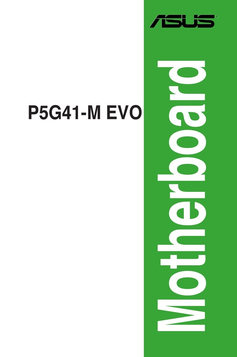 Asus P5G41-M EVO User manual
