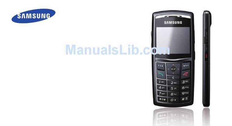Samsung SGH-T519 - Trace Cell Phone Quick start guide Samsung SGH-T519 - Trace Cell Phone Quick start guide