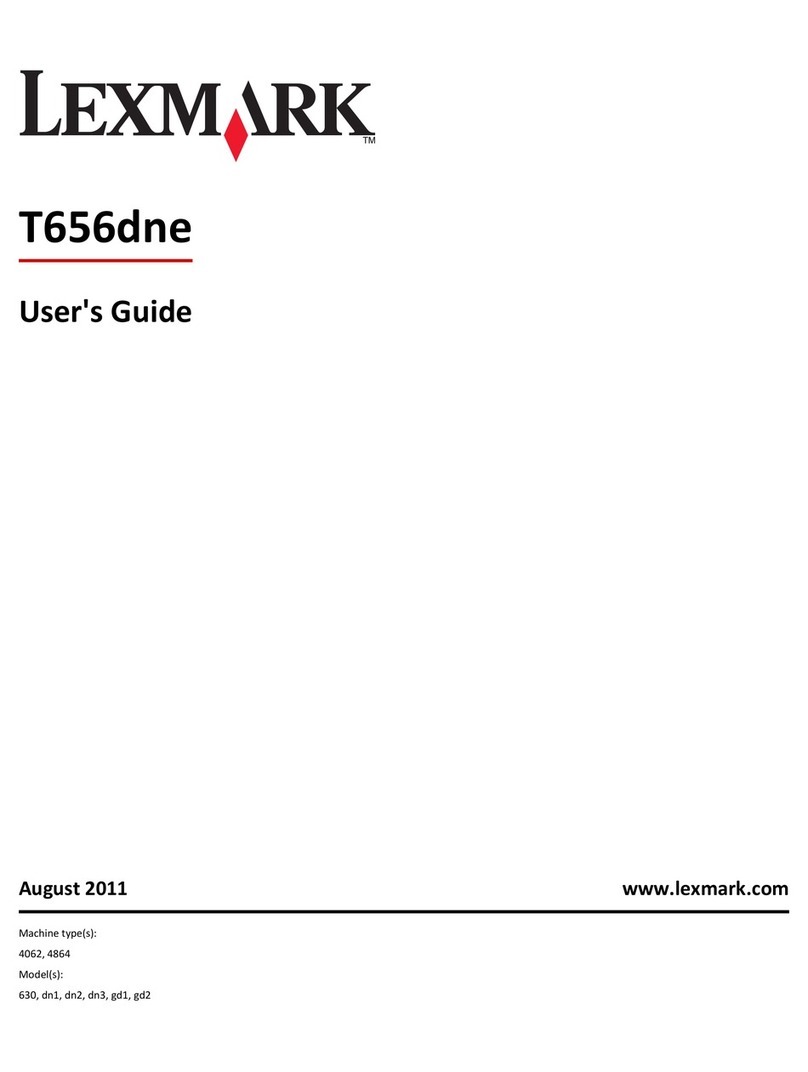 Lexmark T656 Series User manual