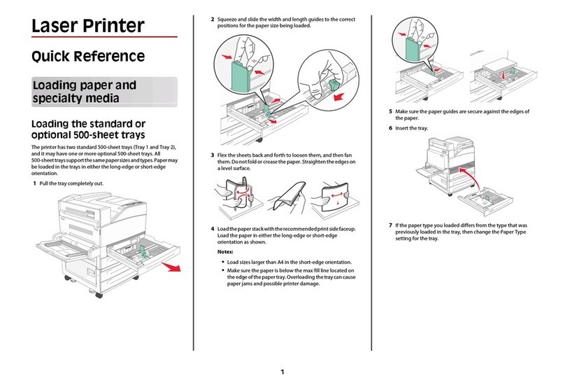 Lexmark W850 User manual
