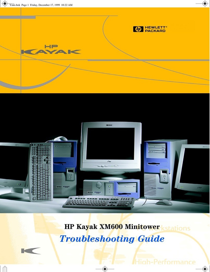 HP XM600 - Kayak - 128 MB RAM User manual