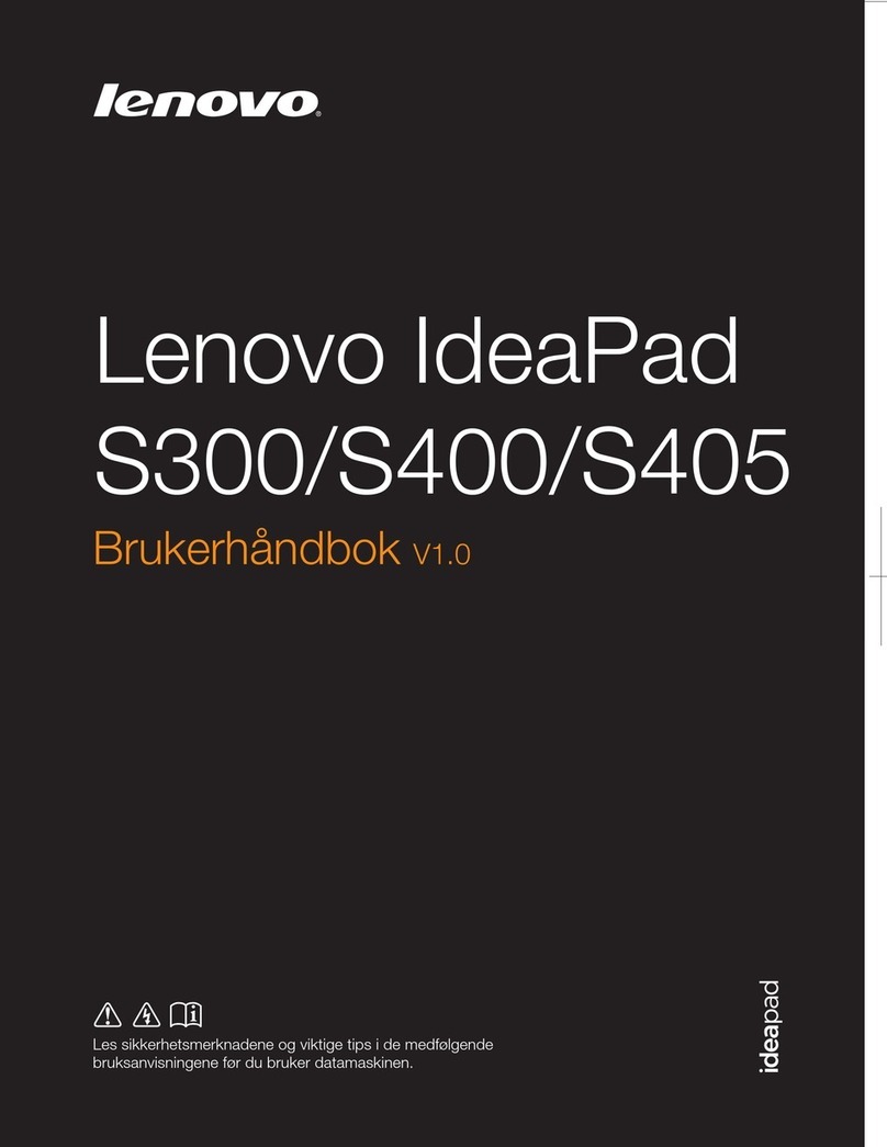 Lenovo IdeaPad S400 Touch User manual