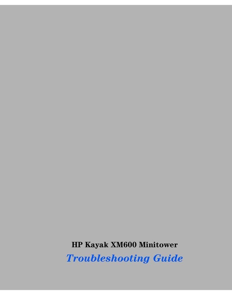 HP XM600 - Kayak - 128 MB RAM User manual