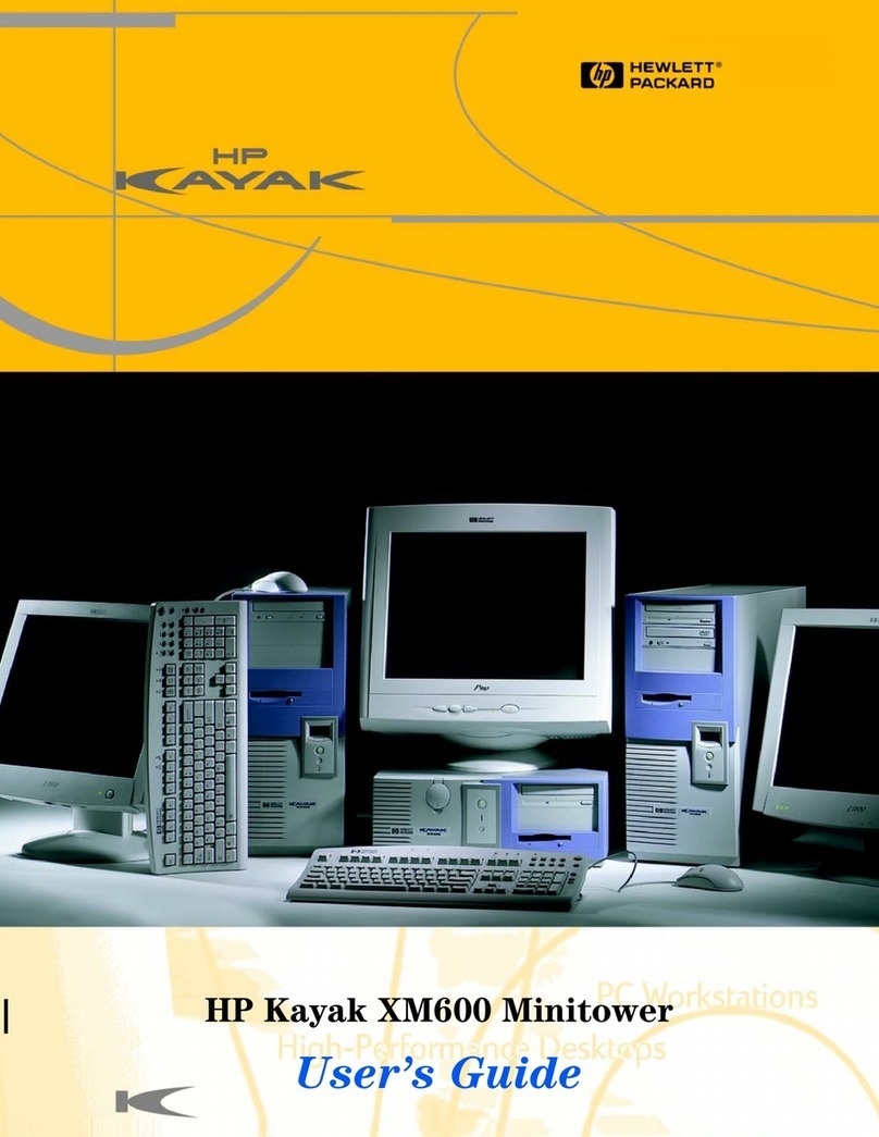 HP XM600 - Kayak - 128 MB RAM User manual HP XM600 - Kayak - 128 MB RAM User manual