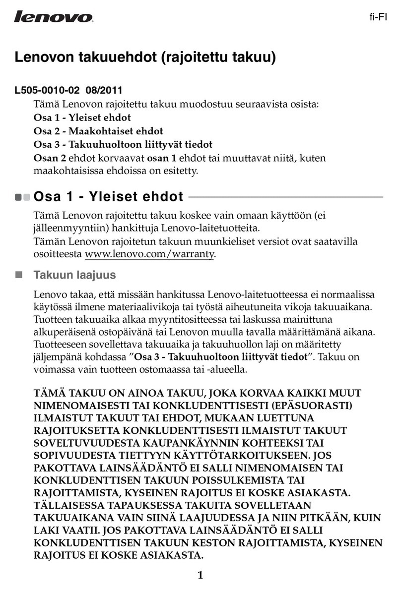 Lenovo IdeaPad S405 Use and maintenance manual