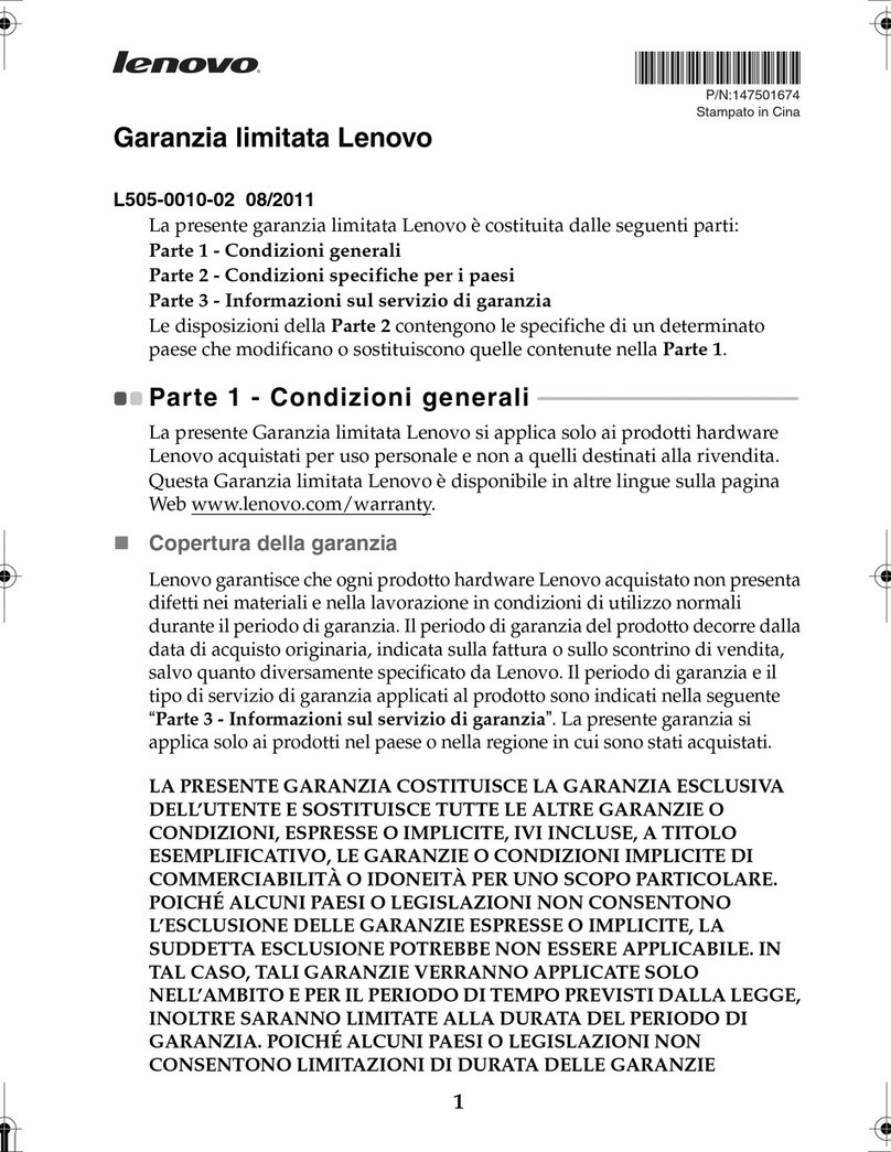 Lenovo IdeaPad S405 Use and maintenance manual