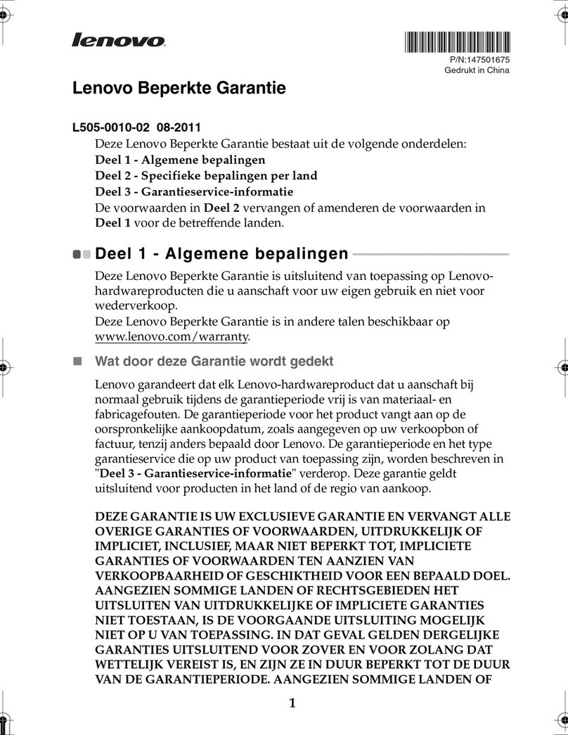 Lenovo IdeaPad S405 Limited warranty