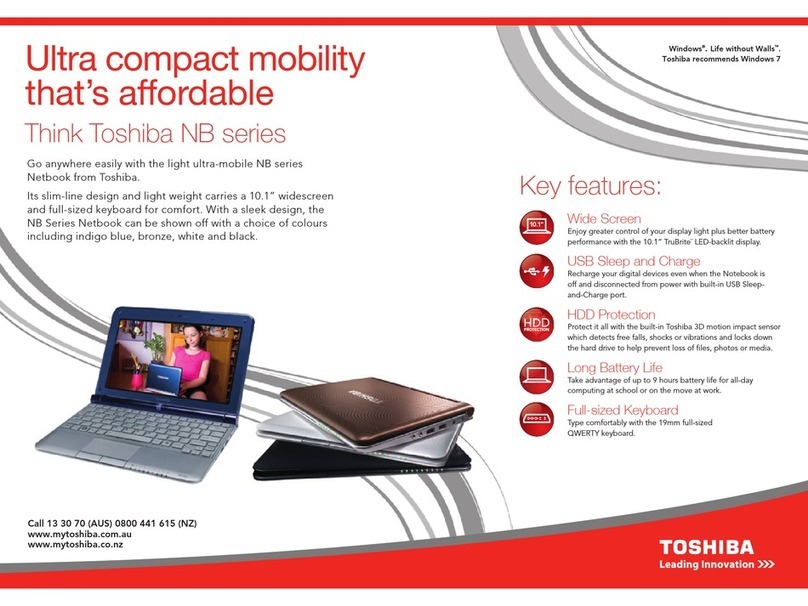 Toshiba PLL3AU-02U016 brochure