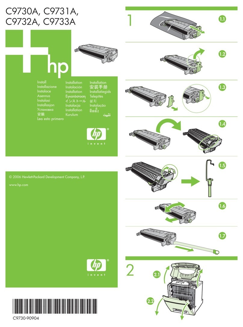 HP Color laserjet 5500 User manual