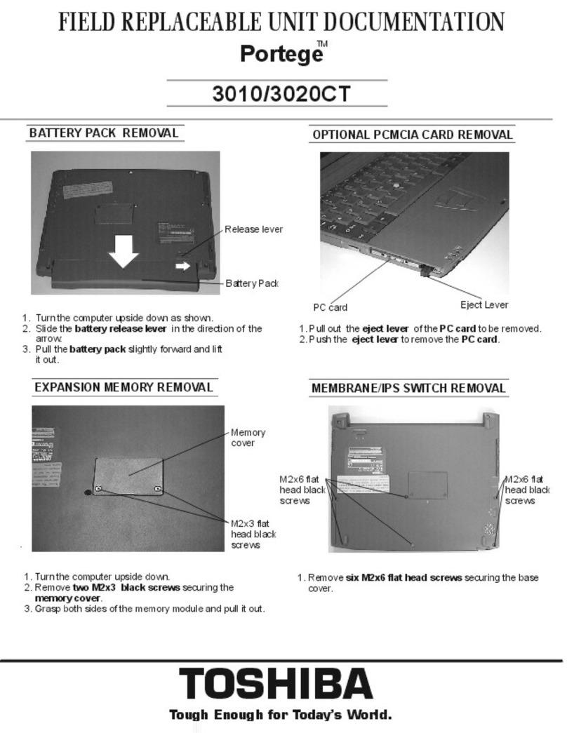 Toshiba Portege 3010CT Guide