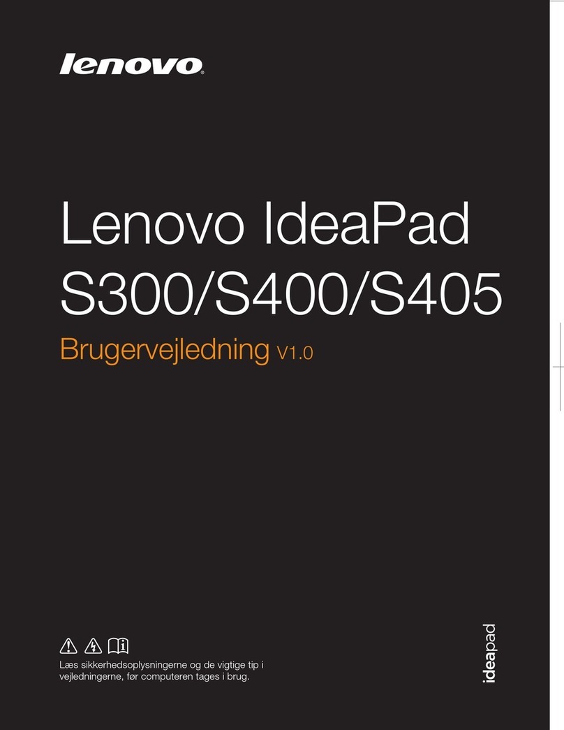 Lenovo IdeaPad S300 Brugervejledning