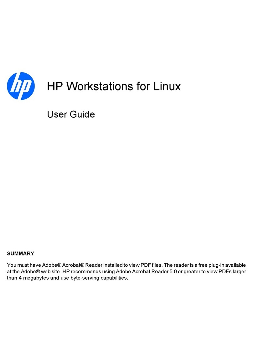 HP Workstation xw4100 User manual