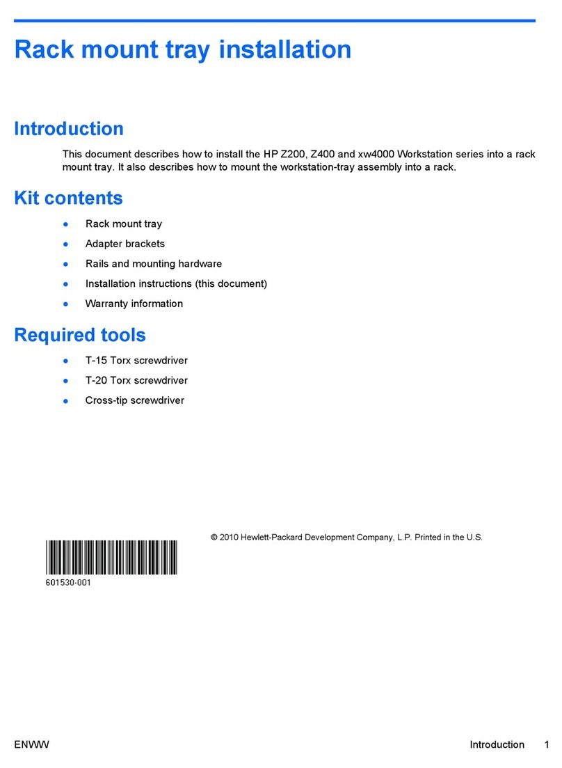 HP Workstation xw4000 Series Manual