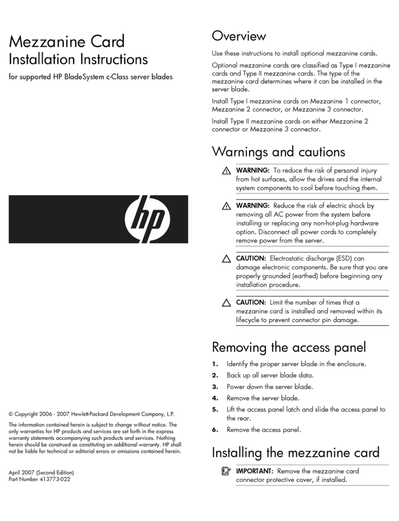 HP Xw460c - ProLiant - Blade Workstation User manual