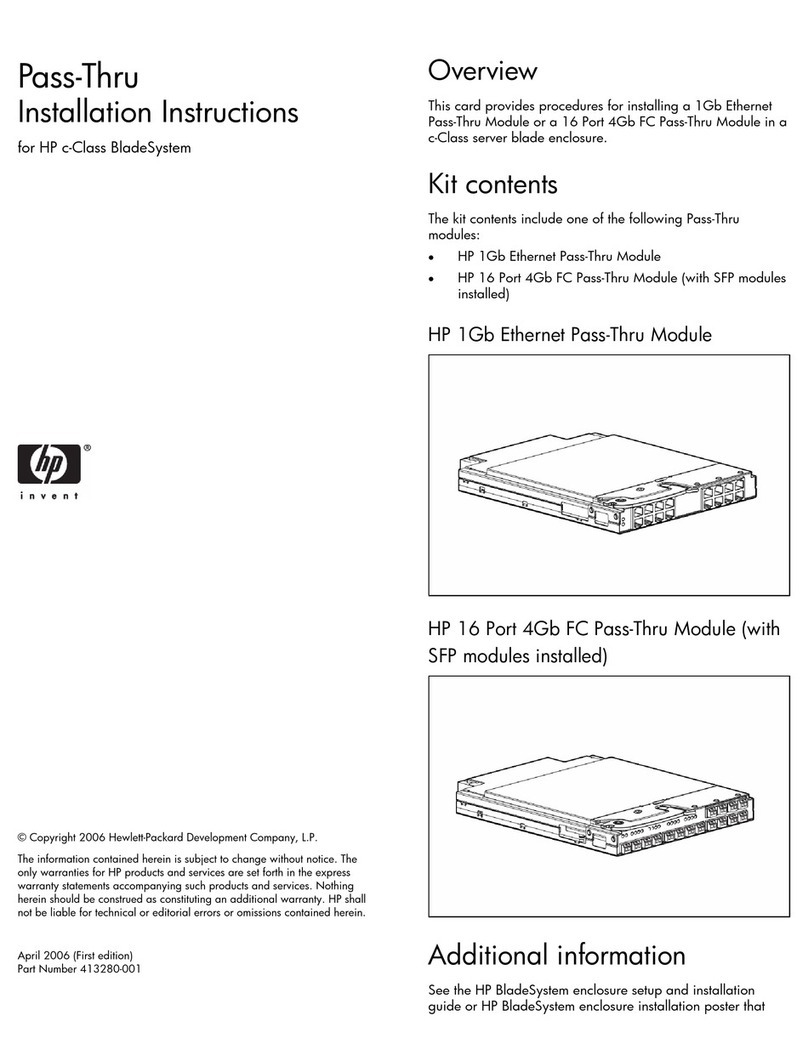 HP Xw460c - ProLiant - Blade Workstation User manual HP Xw460c - ProLiant - Blade Workstation User manual