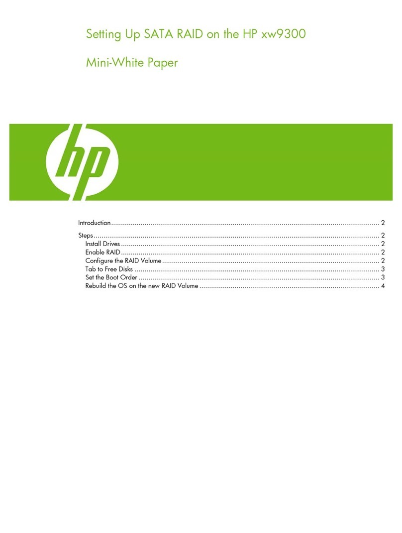 HP Xw9300 - Workstation - 1 GB RAM Reference manual