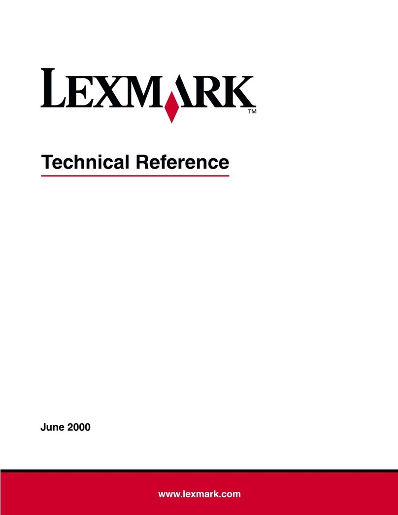 Lexmark Optra T Service manual