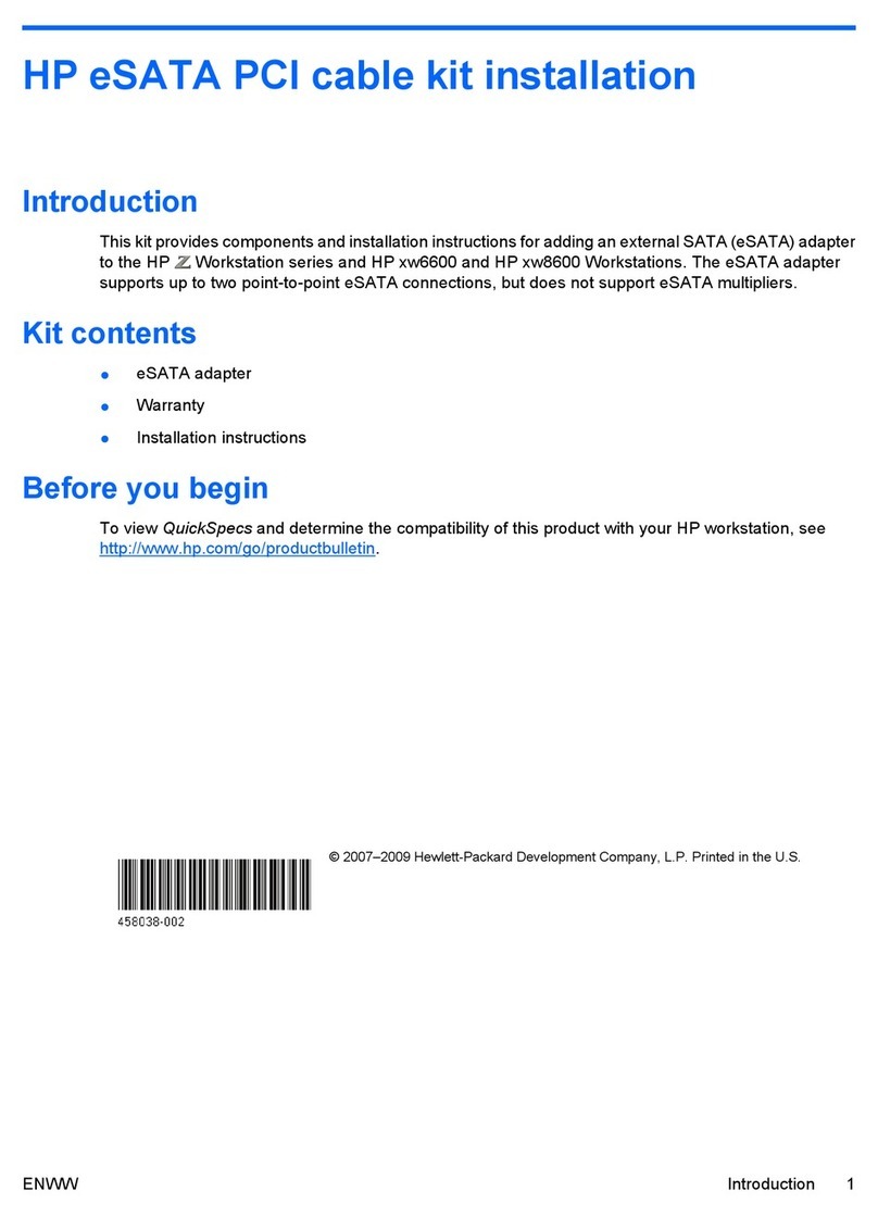 HP xw8600 - Workstation User manual