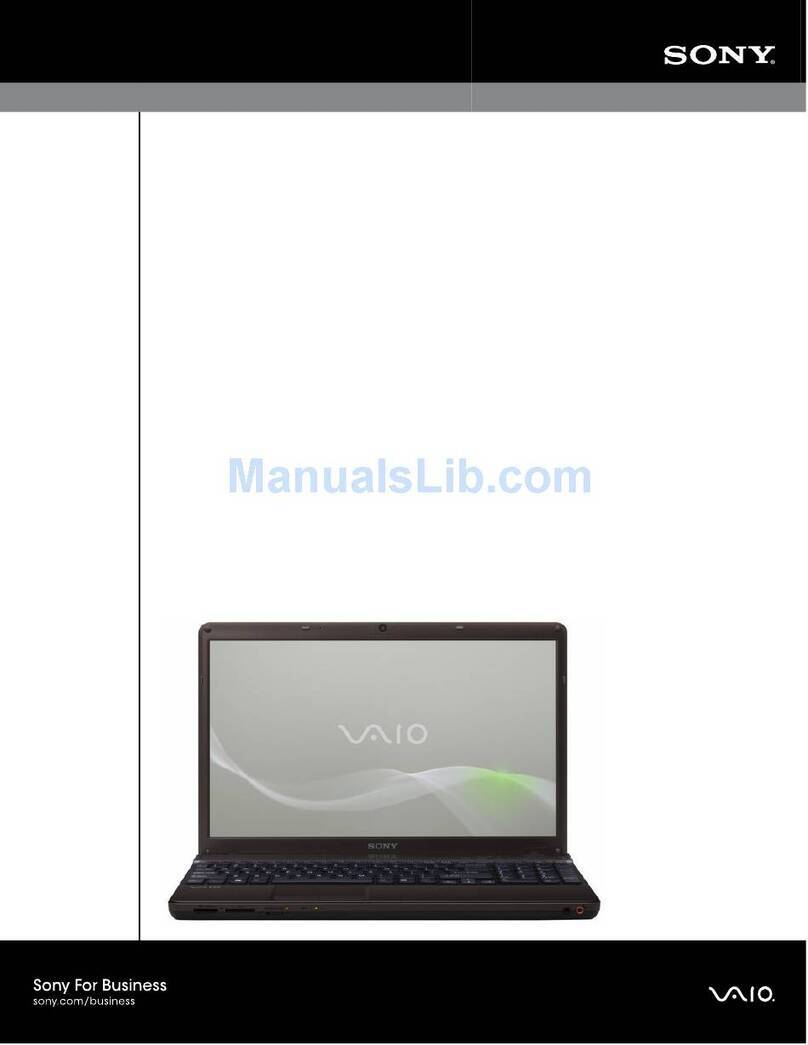 Sony VAIO VPCEB23FX/T brochure