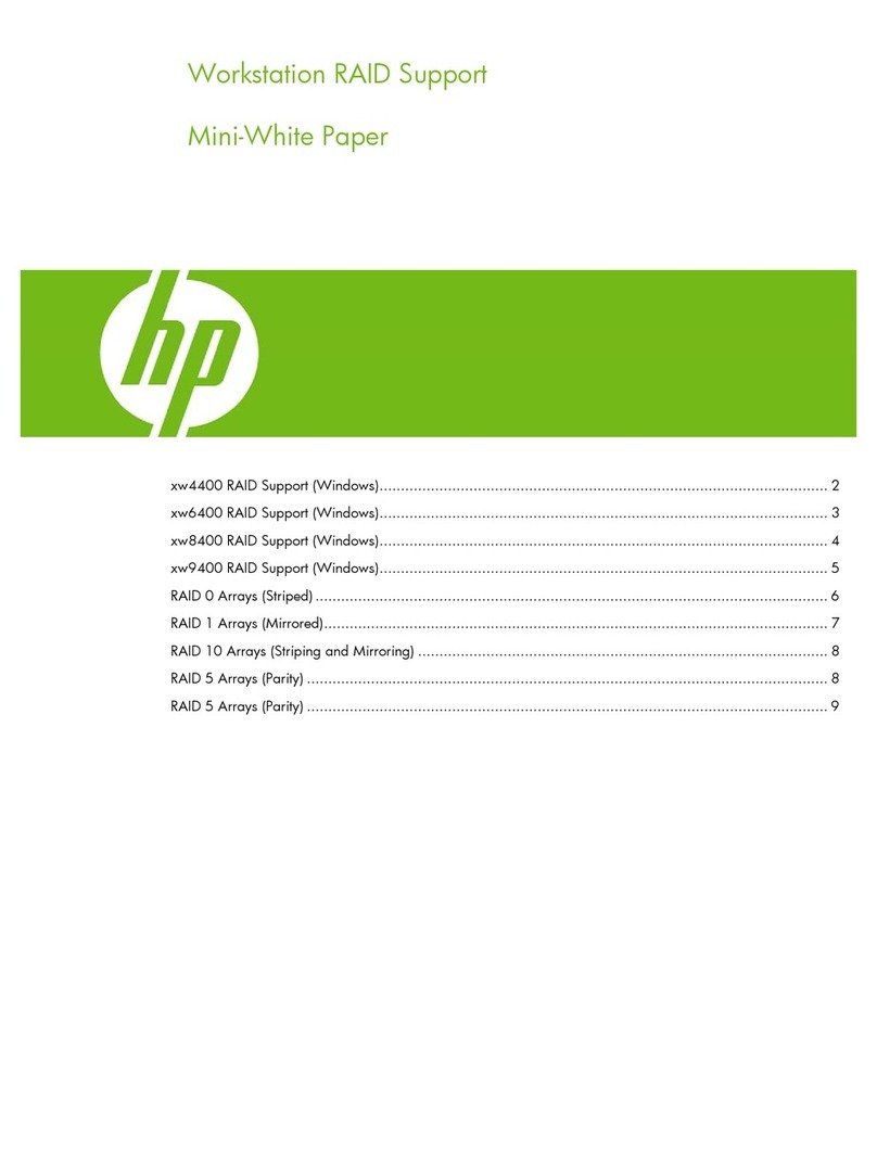 HP Xw6400 - Workstation - 4 GB RAM manual