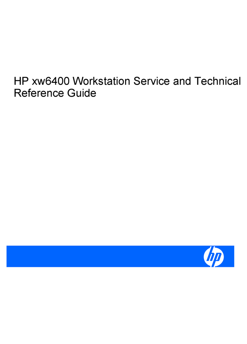 HP Xw6400 - Workstation - 4 GB RAM User manual