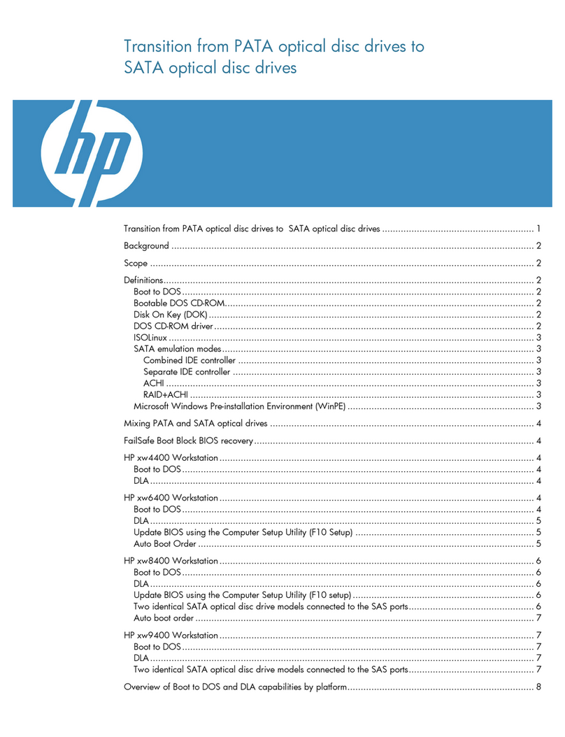HP Xw6400 - Workstation - 4 GB RAM Installation guide
