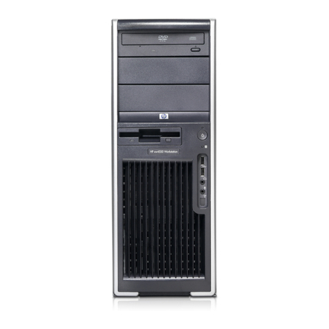 HP Xw4550 - Workstation - 2 GB RAM User manual