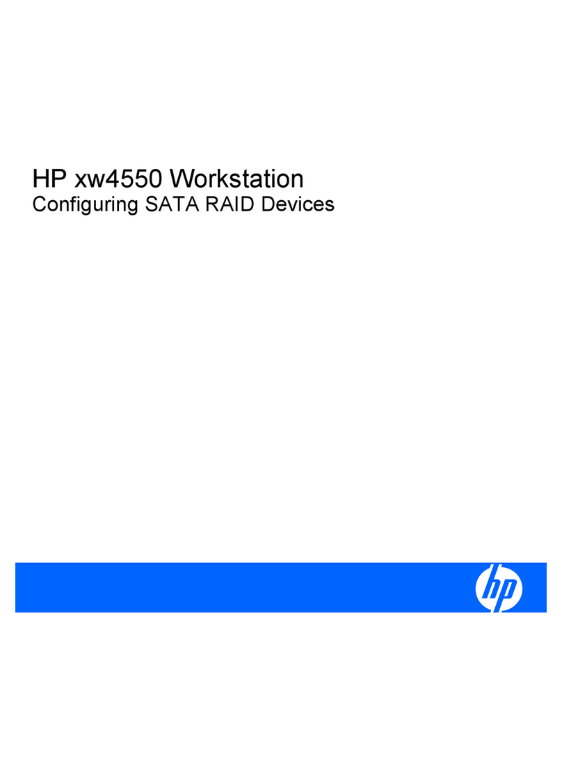 HP Xw4550 - Workstation - 2 GB RAM User manual