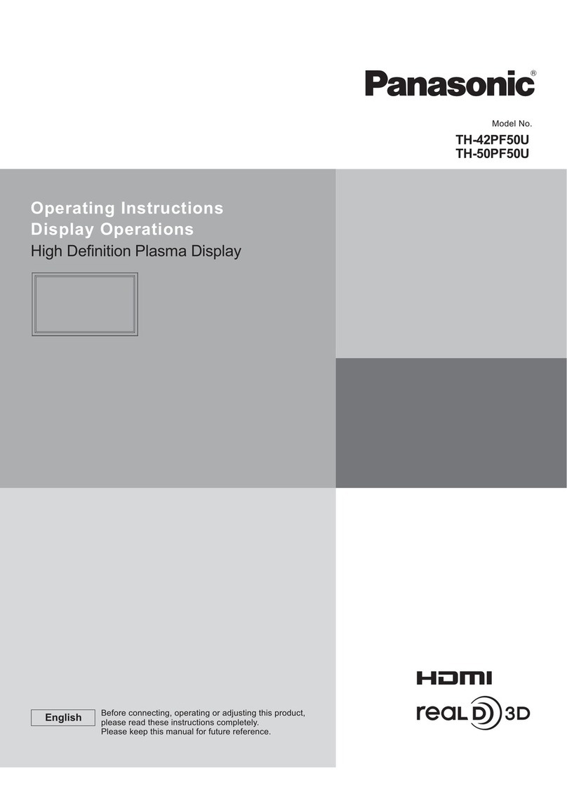 Panasonic TH-50PF50U User manual
