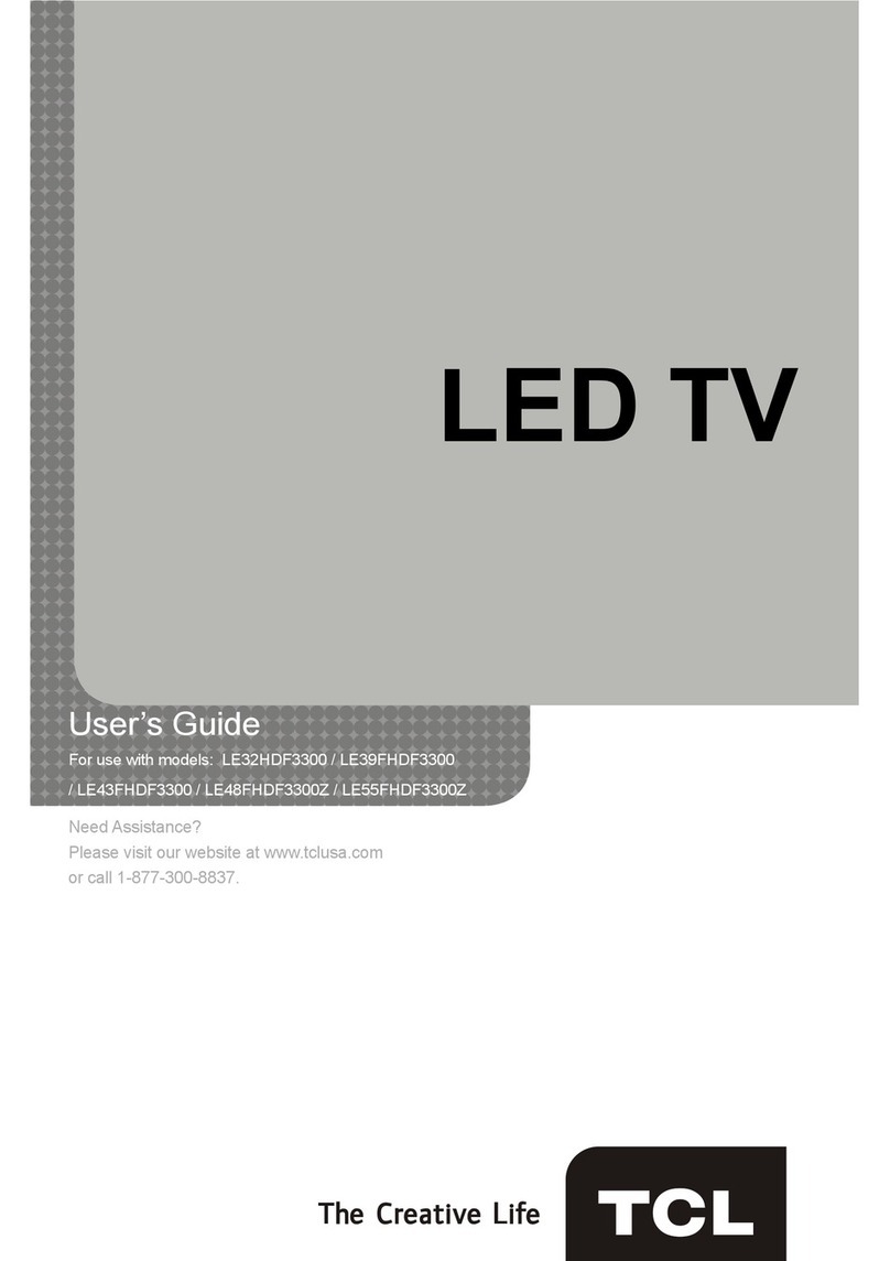 TCL LE55FHDF3300Z User manual