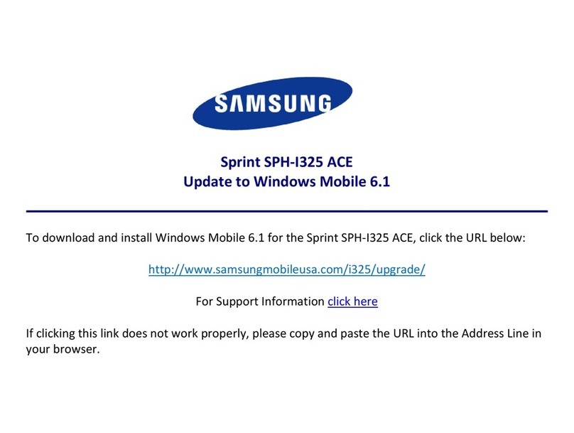 Samsung SPH-I325 ACE Software update