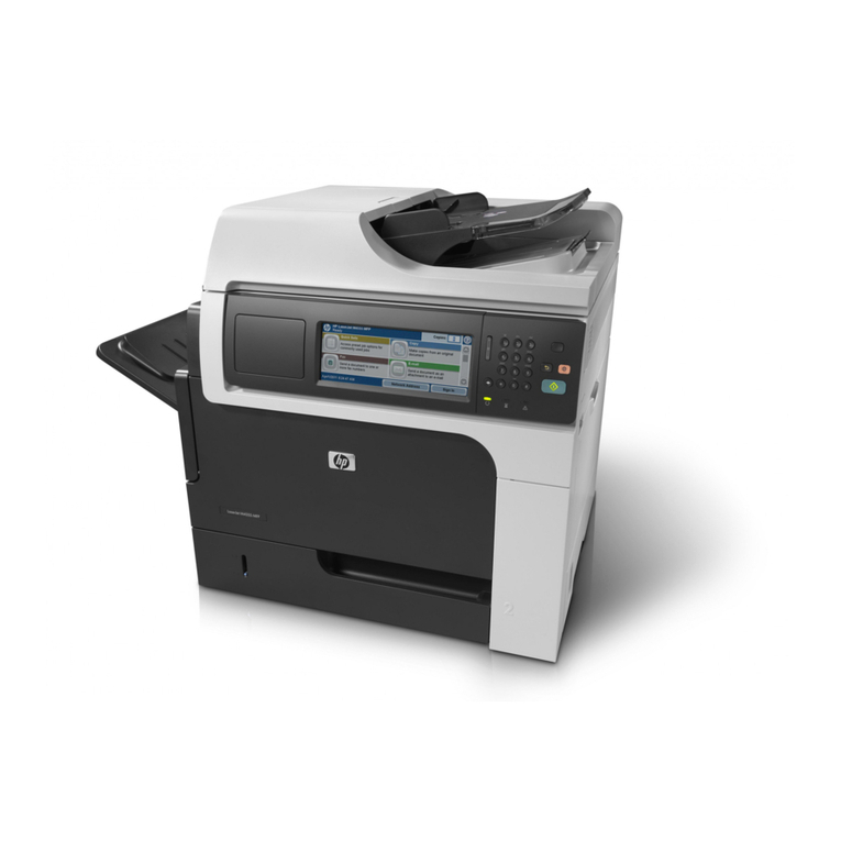 HP LaserJet Enterprise M4555 User manual