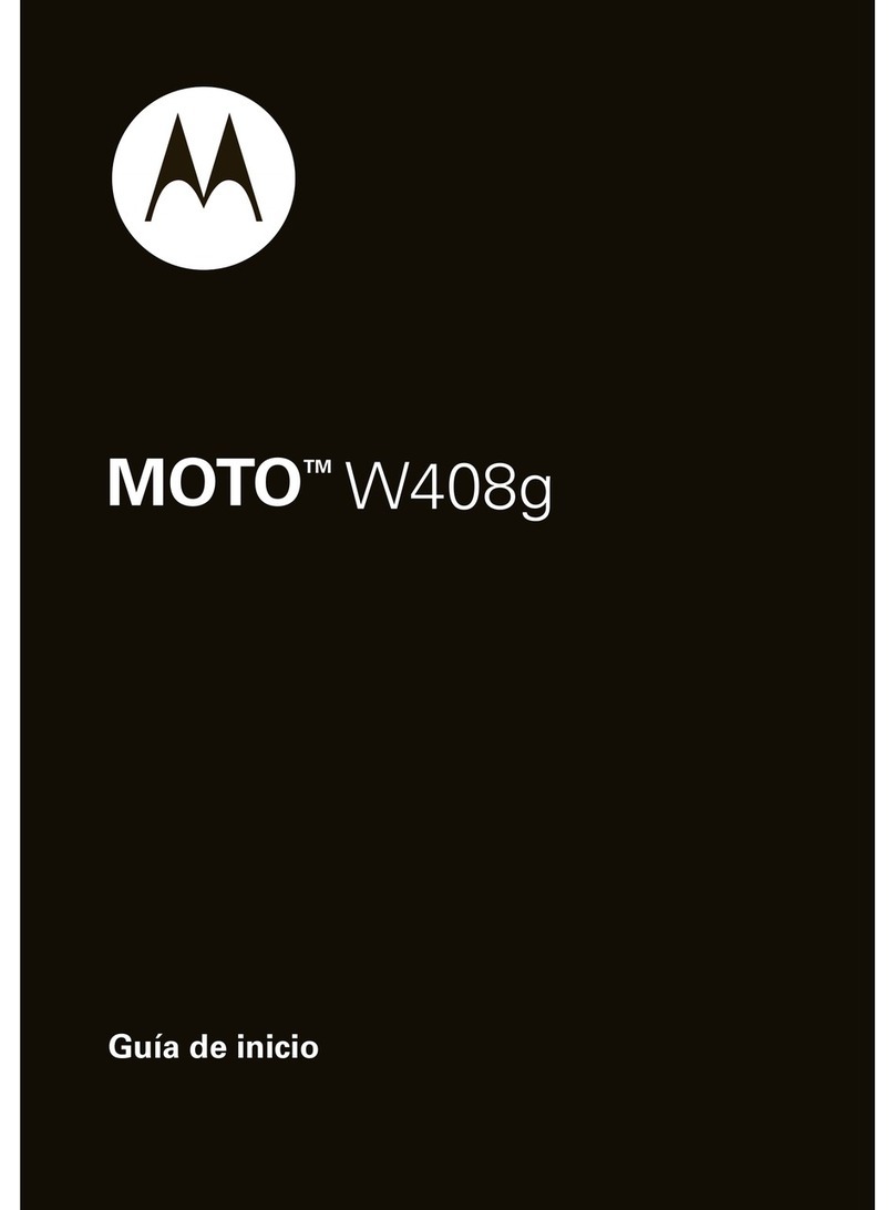 Motorola MOTO W408g User manual Motorola MOTO W408g User manual