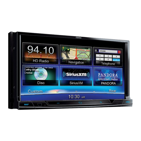 Clarion NX702 User manual