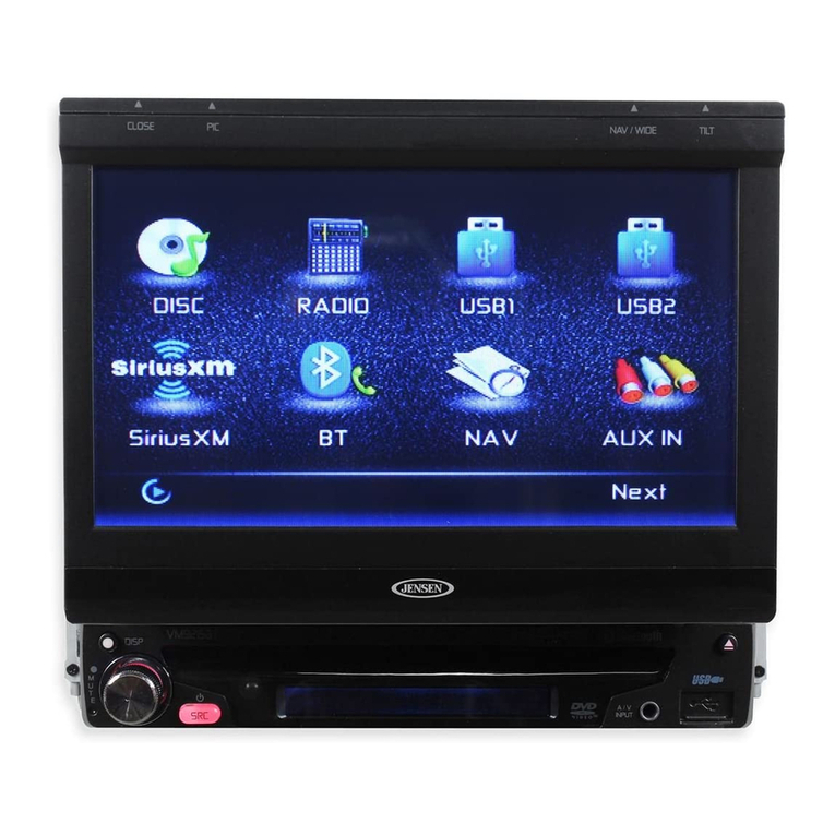 Jensen VM9215BT User manual