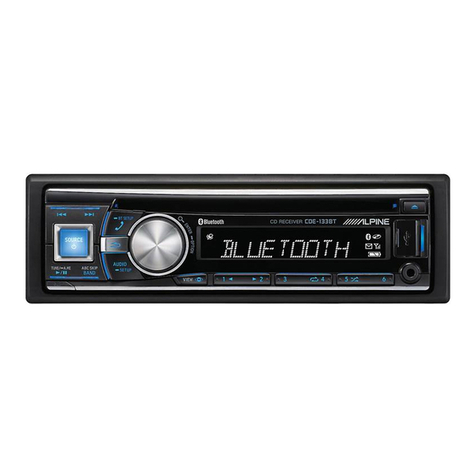 Alpine CDE-133BT User manual