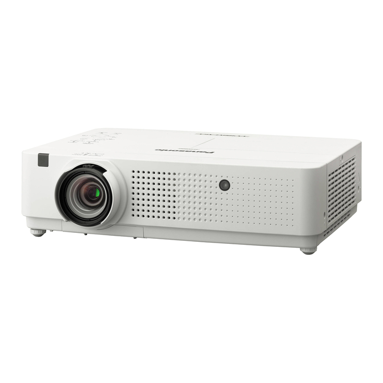 Panasonic PT-VX400NTU User manual